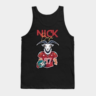 nick bosa the goat Tank Top